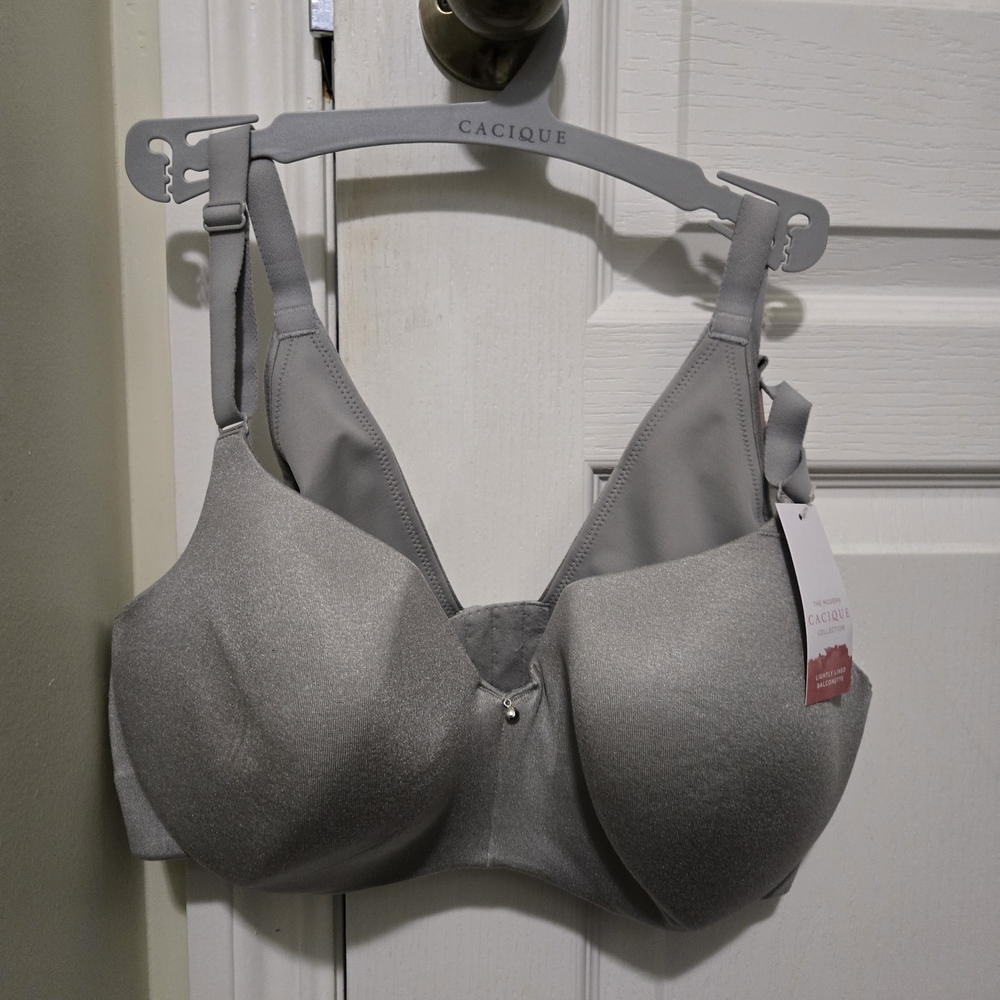Cacique Silver Women's Lightly Lined Balconette Bra